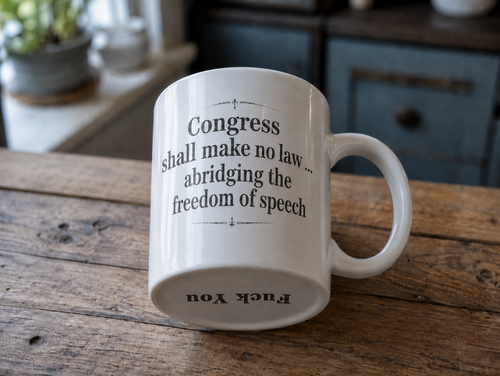 Freedom of Speech Mug
